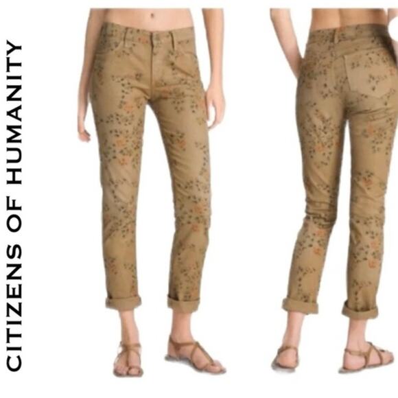Citizens Of Humanity Mandy High Waist Retro Slim Roll Up Jeans Womens 28 - Picture 1 of 7